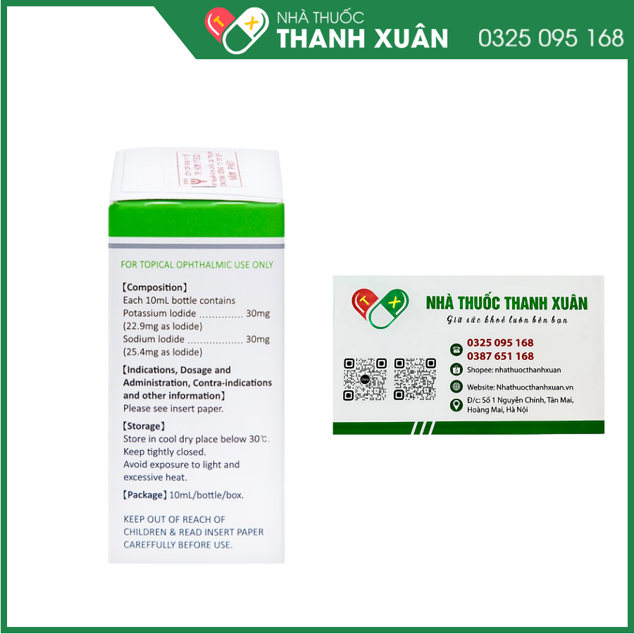 Posod Eye Drops điều trị bệnh đục thuỷ tinh thể, xuất huyết pha lê thể